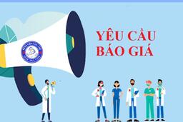 Yêu cầu báo giá về việc mua bán hóa chất cho hệ thống xử lý nước thải y tế