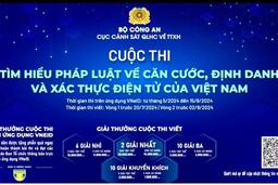 Cuộc thi “Tìm hiểu pháp luật về căn cước, định danh và xác thực điện tử của Việt Nam”