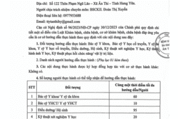 BỆNH VIỆN ĐA KHOA ÂN THI CÔNG BỐ CƠ SỞ KHÁM BỆNH, CHỮA BỆNH ĐÁP ỨNG YÊU CẦU LÀ CƠ SỞ HƯỚNG DẪN THỰC HÀNH